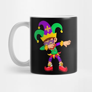 Dabbing Boy Mardi Gras Mug